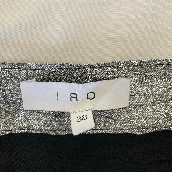 IRO Frisis ruffle metallic mini skirt - Picture 7 of 13